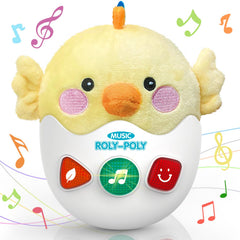 WOWOHAGE Chick musical plush toy for tummy-time play and bonding.