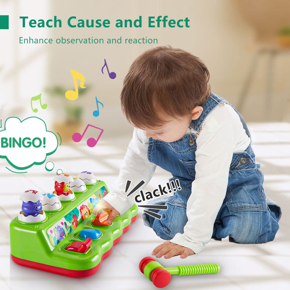 WOWOHAGE lights and sounds provide engaging feedback during playtime.