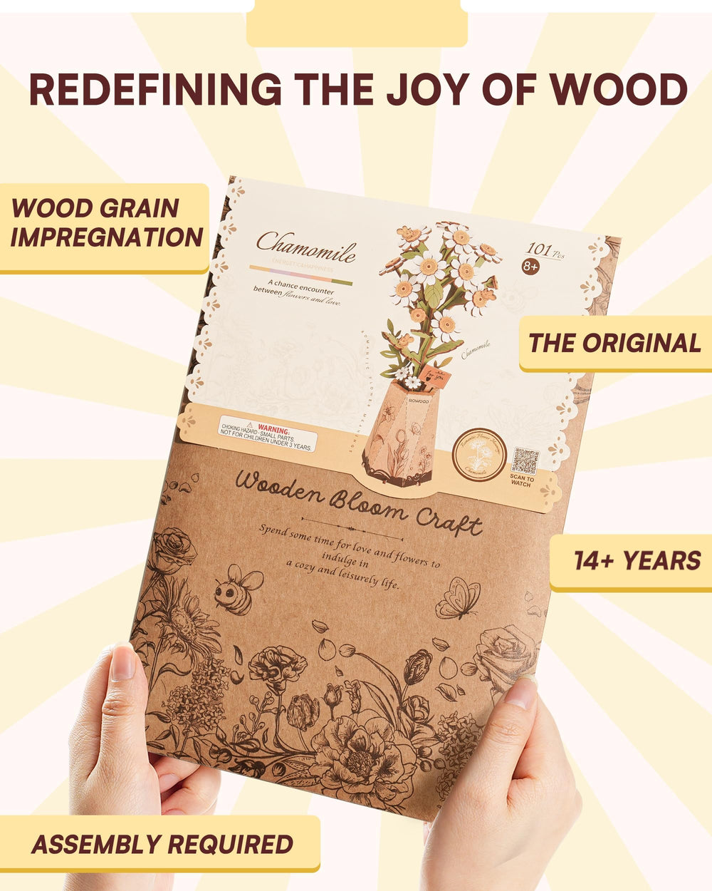 Wowood adult puzzle gift, perfect for thoughtful occasions and mindful crafting.