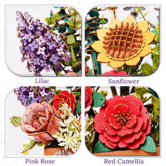 Wowood Bloom Box on display demonstrates elegant decor suitable for shelf or desk.