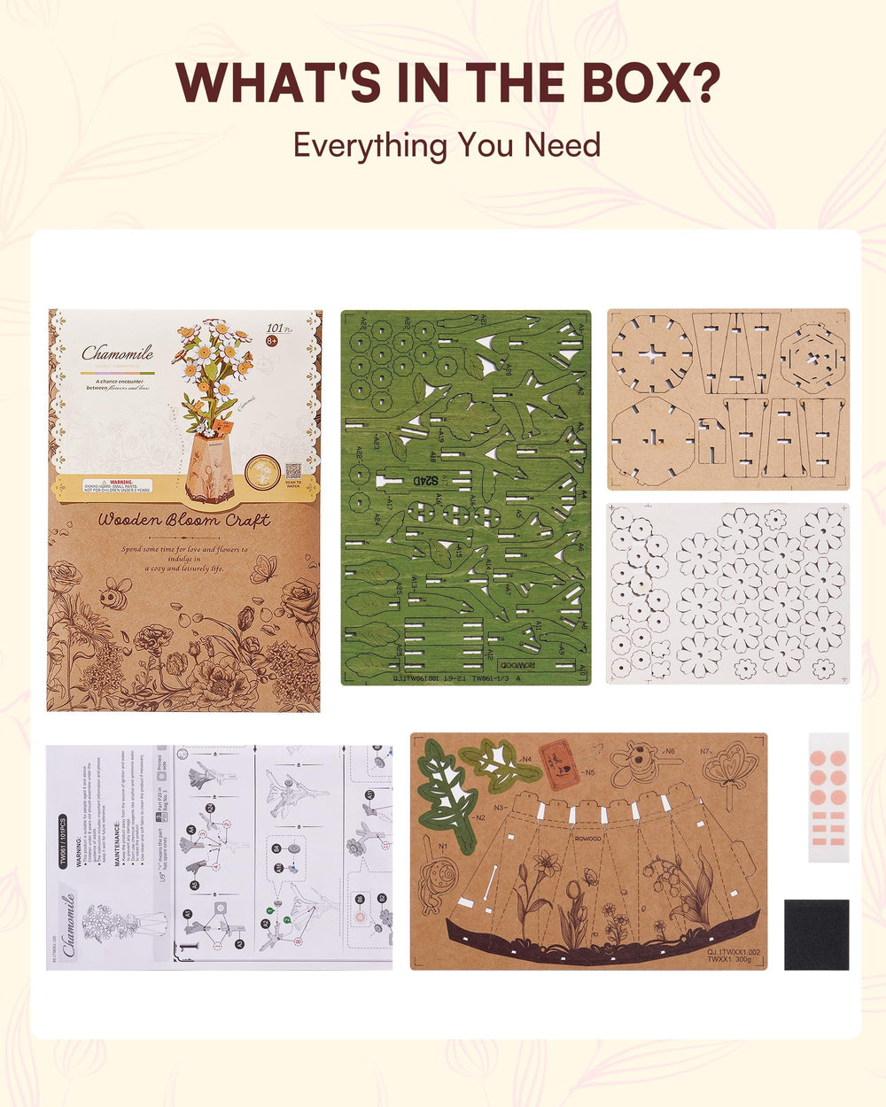 Wowood smooth-edges construction, reliable pieces that click neatly during assembly.