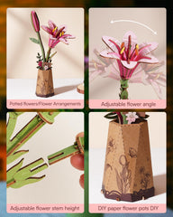 Wowood unboxing Pink Lily kit reveals a charming desktop decor idea