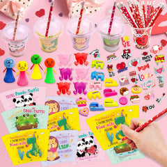WOWSCAN valentines erasers add fun finishing touches to gift bundles.