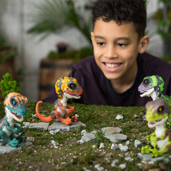 WowWee Untamed Raptor Razor Purple responds to touch for lifelike playtime