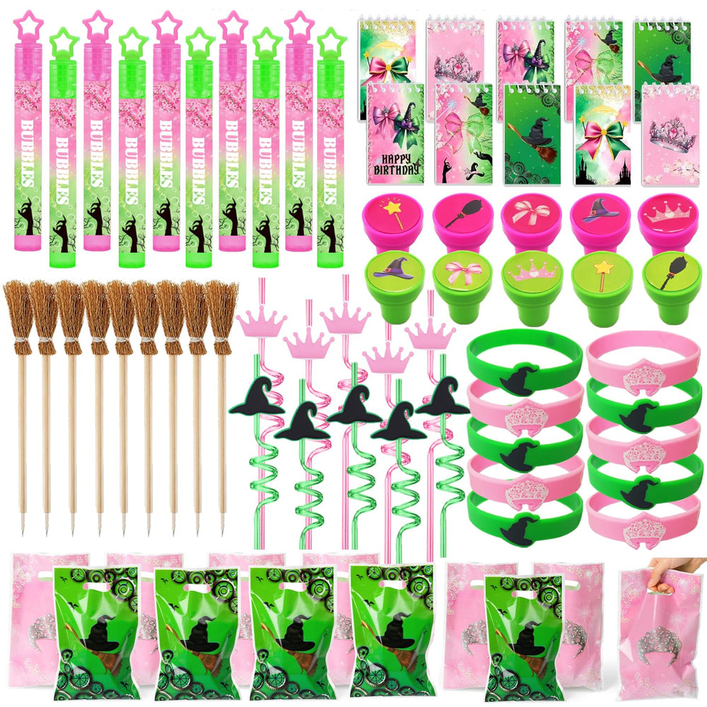 WPAZH bubbles for pink and green party favors, perfect for party games and prizes.
