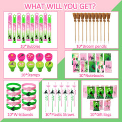 WPAZH pink and green notebooks for party favors, ideal for doodling and classroom use.