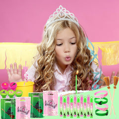 WPAZH pink-green plastic straws for eco-friendly sipping and themed beverages.