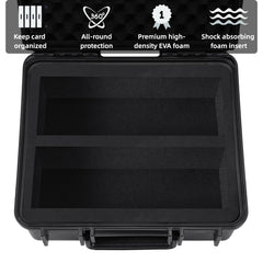 WPGEAR compact travel case guards card collection against dust and moisture.