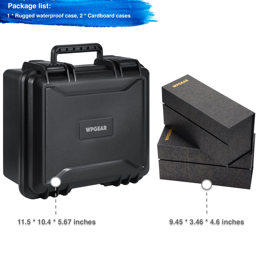 WPGEAR ONE Touch magnetic card holder fit in the set.