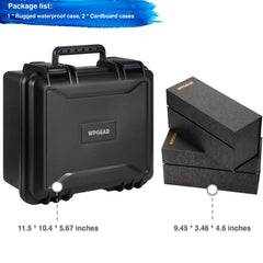 WPGEAR ONE Touch magnetic card holder fit in the set.