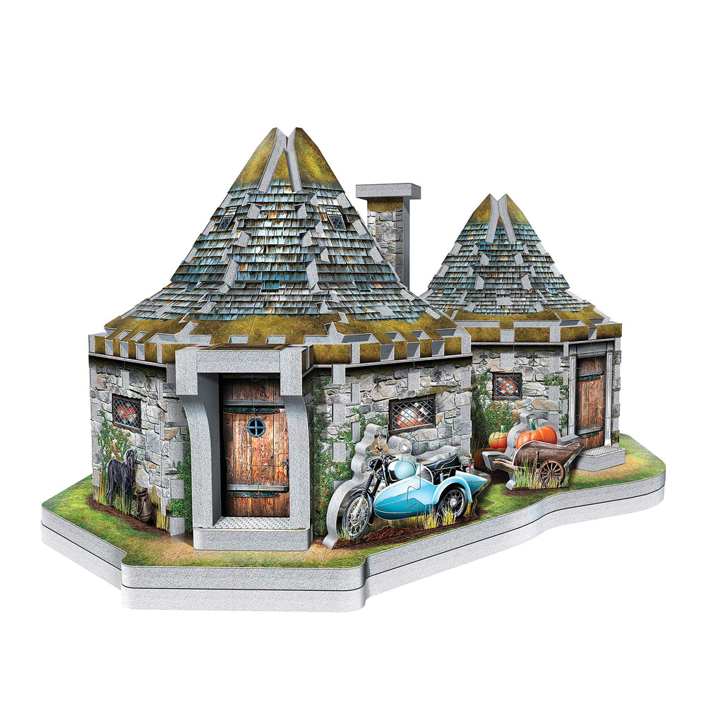 Wrebbit 3D Hagrid's Hut roof detail captures craftsmanship.