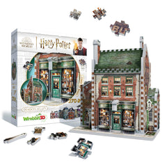 Wrebbit3D Borgin and Burkes puzzle model displayed as a Diagon Alley centerpiece for fans.