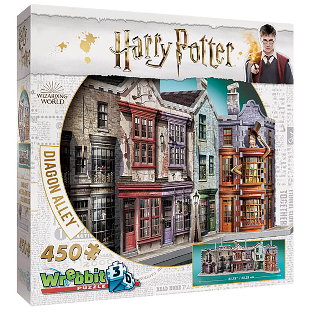 Wrebbit3D Curved roofs highlight Diagon Alley’s architectural charm