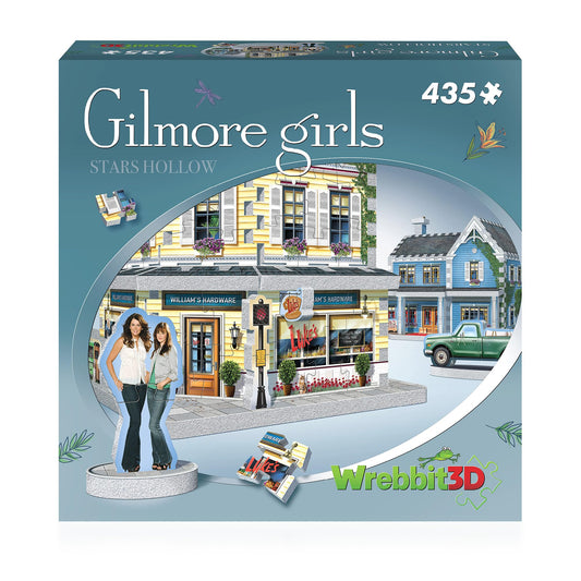 Wrebbit 3D Puzzle Gilmore Girls Lorelai House focus for fans, detailed display