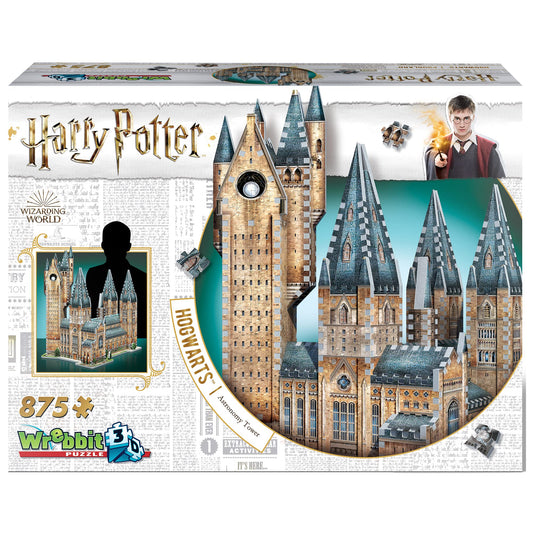 Wrebbit3D Harry Potter Astronomy Tower puzzle shows the iconic spire for an impressive display piece.