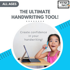 Write Right Stylus with vibrant kids design motivates writing sessions and ongoing engagement