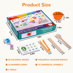 WRYBV at-home math play kit enables flexible learning sessions anywhere.