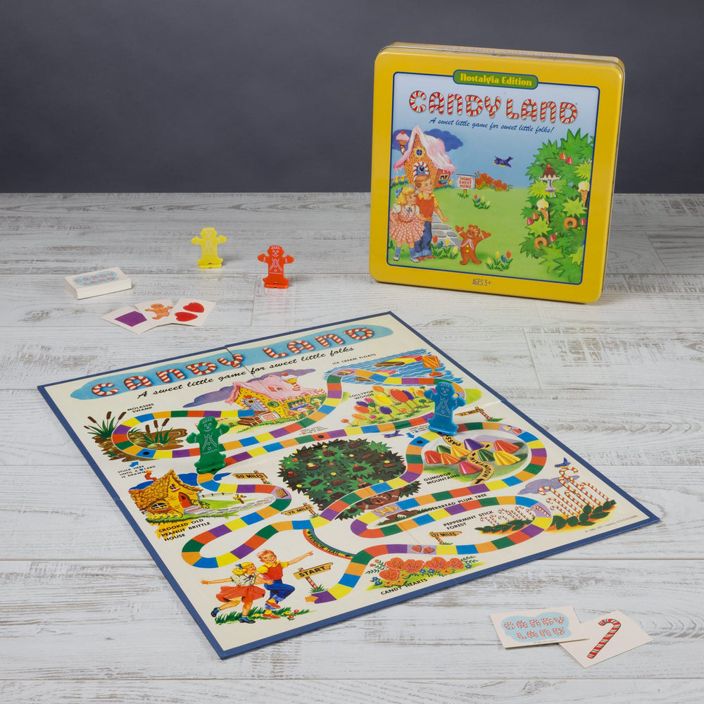 Vintage-style cards support simple play and color recognition for young players.