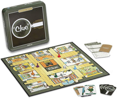WS Game Company Clue Nostalgia diecast weapon set including wrench and candlestick.
