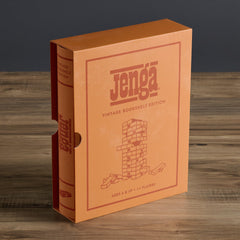 WS Game Company Jenga 54 hardwood blocks offer sturdy construction for long-lasting play