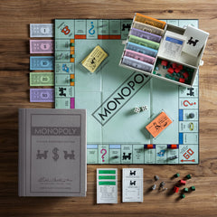 WS Game Company Monopoly Vintage Graphics 1935, retro board art on display