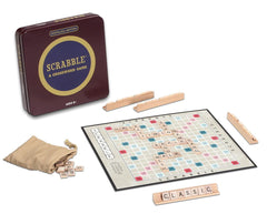 WS Game Company Scrabble Nostalgia Edition wooden tile racks aid quick letter scanning