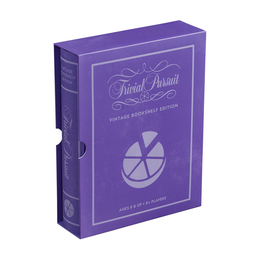 WS Game Company Trivial Pursuit compact storage dimensions on a shelf