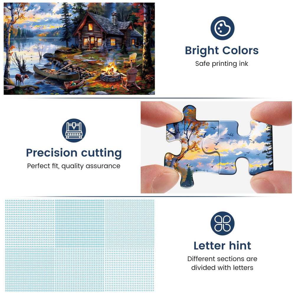 WSCXSC puzzle with premium smooth surface for durable, pleasant handling.