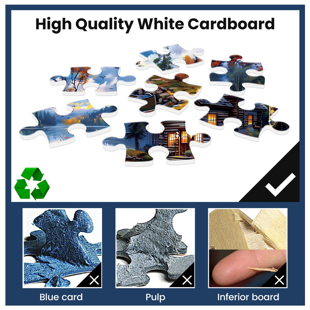 WSCXSC Countryside puzzle includes a full-size reference poster for guided assembly.