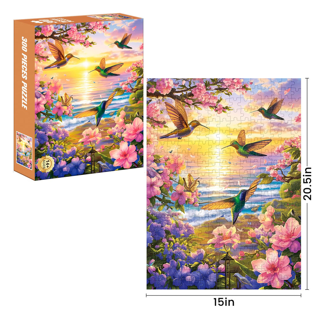 WSCXSC flower cluster puzzle highlights sunset hues for family activity