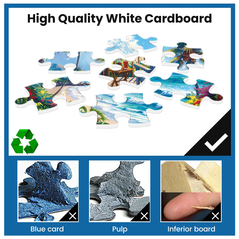 WSCXSC Jigsaw Letters on Back easy sorting for beginners.