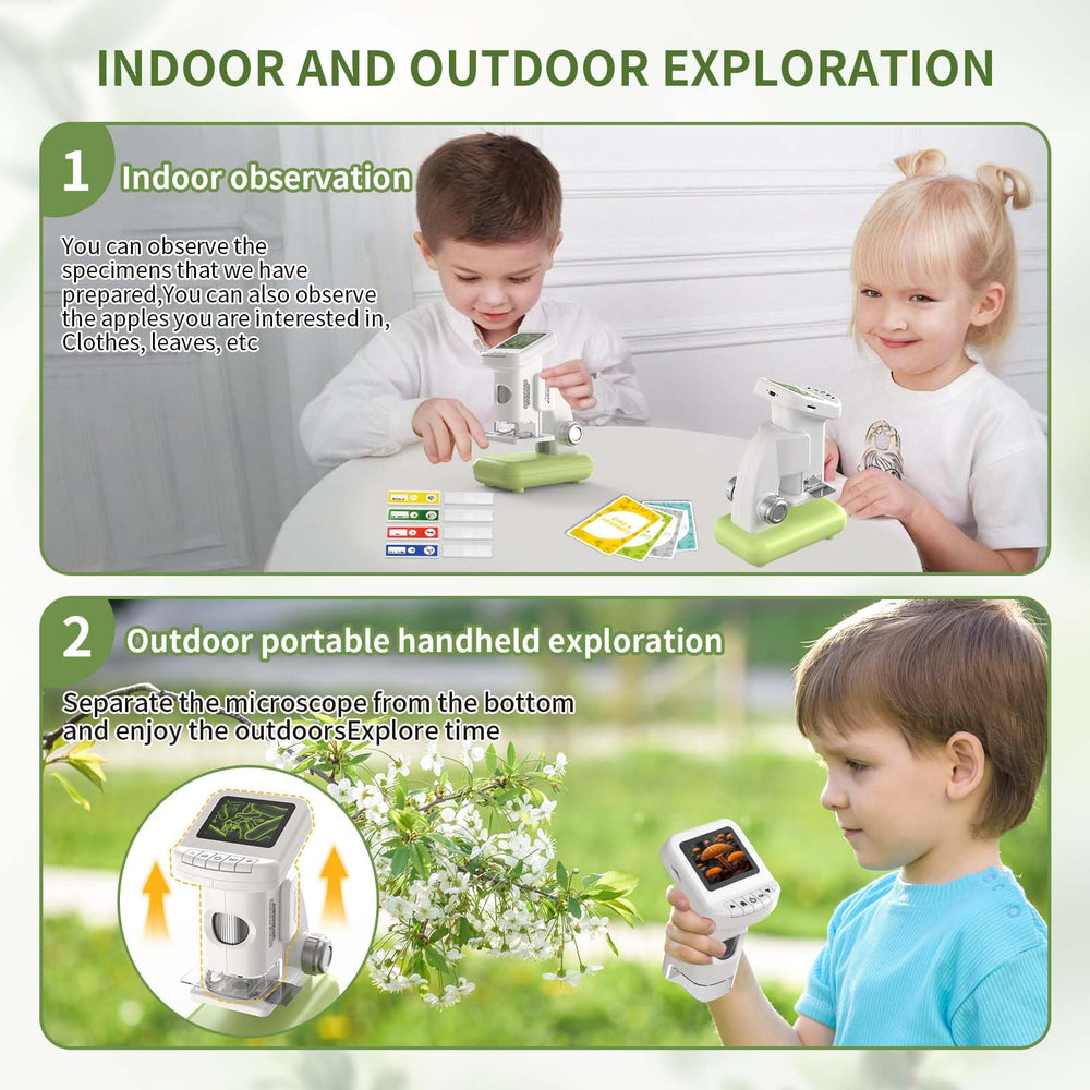 WSDMIC 1200X detachable stand for stable indoor viewing