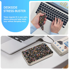 WSEJK colorful pebbles closeup showcasing smooth texture for calming sensory engagement.