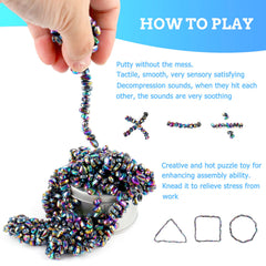 WSEJK fidget desk toy on workspace setup promoting quiet concentration during calls.