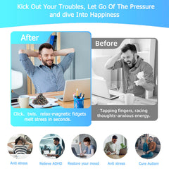 WSEJK metal tin compact case ideal for on the go stress relief.