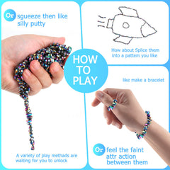 WSEJK quiet fidget beads provide discreet play during meetings without distraction.