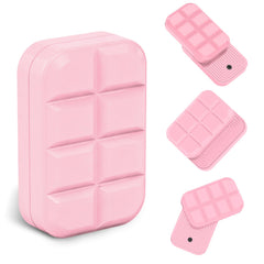 WSHWXY Chocolate Pink Fidget Slider in motion with movable magnets for solo tactile focus.