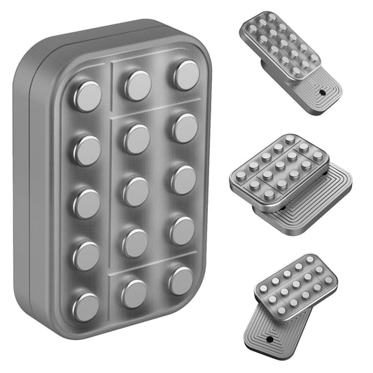 WSHWXY Fidget Slider front view showing magnets in motion for focused work sessions.