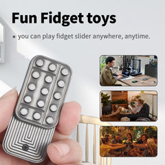 WSHWXY Fidget Slider metal body showcases quality construction for daily handling.