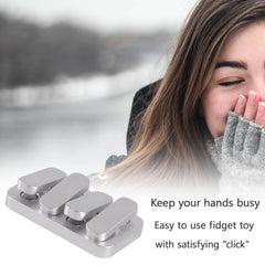WSHWXY metal fidget slider in pocket, ready for discreet use anywhere.