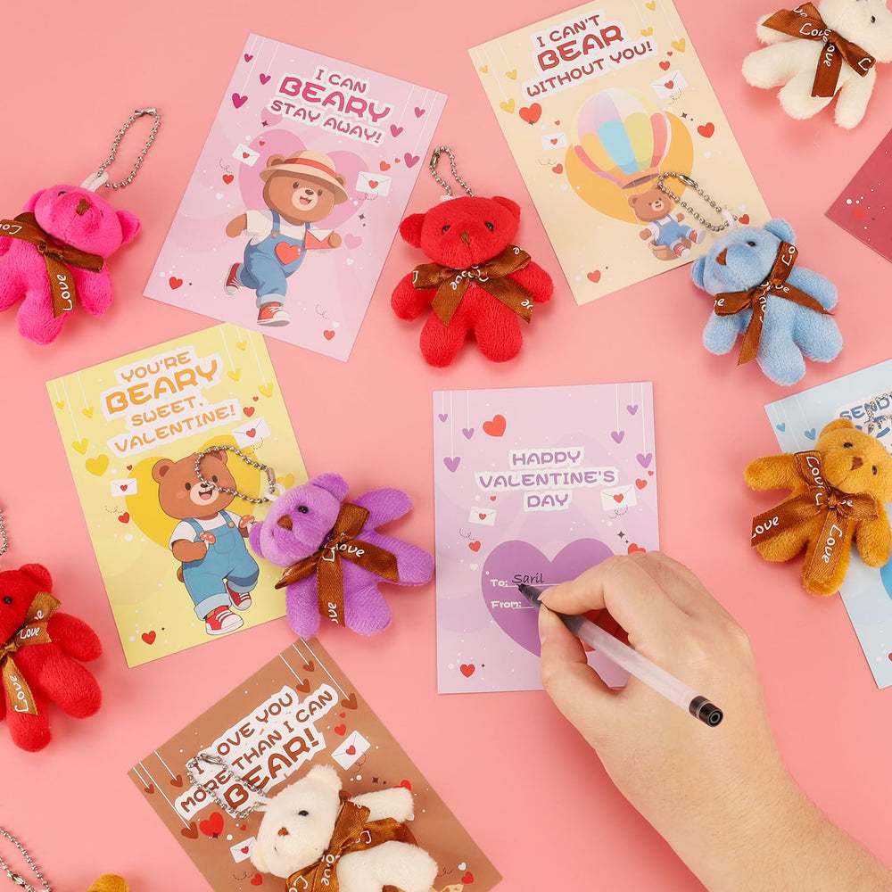 Wsorik mini plush bear is soft and safe for little hands.