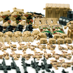 WSRYLTCH camouflage shield highlights protective gear in action-packed setups.
