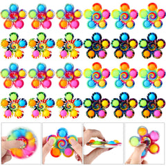 Wsslon 24-pack fidget spinners in vibrant colors for classroom prizes.