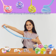kids enjoy squeezing, twisting, and smashing the slime during play