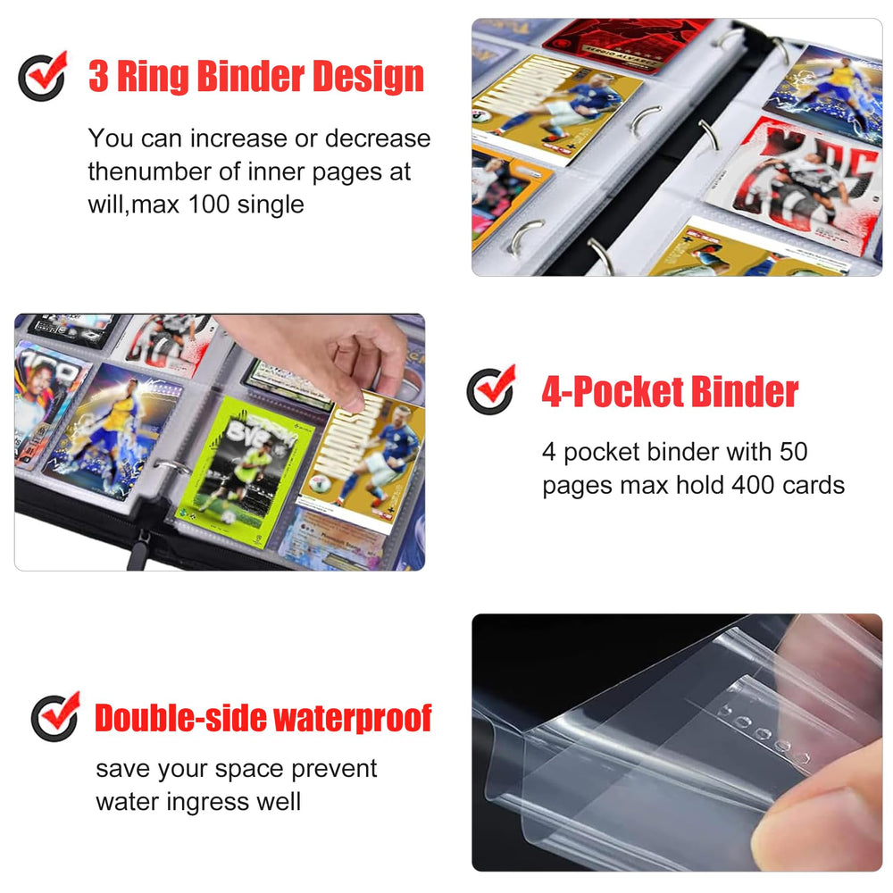 WTVIDAS removable sleeves protect cards while keeping them viewable
