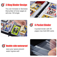 WTVIDAS removable sleeves protect cards while keeping them viewable