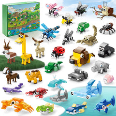 WuNian lion mini block set boosts imaginative play and fine motor skills.