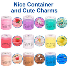 WUHUANIU soft stretchy non-sticky slime ready for squish and stretch