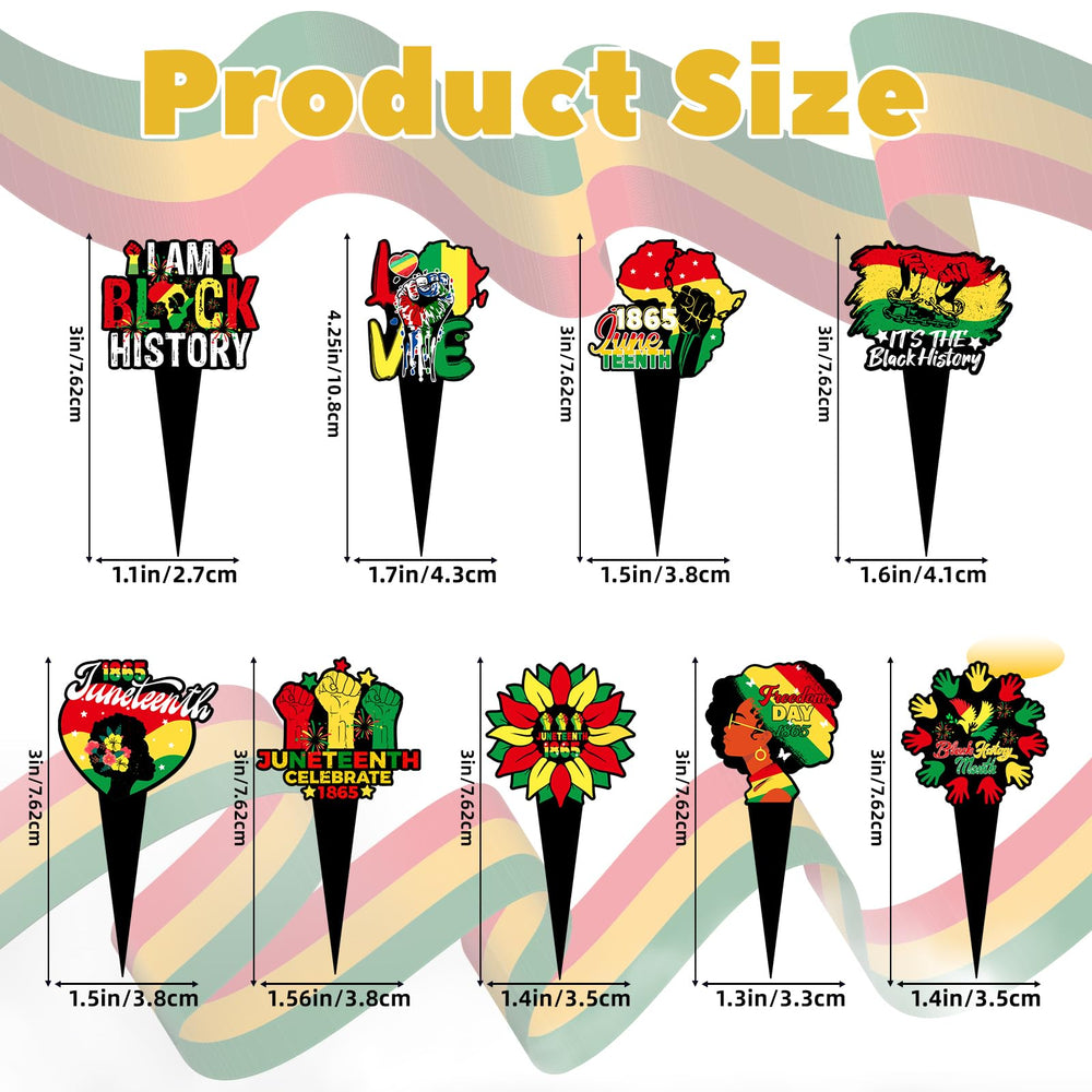 Wuhuzsm Premium cardstock toppers ensure safe direct contact with desserts.