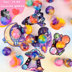 WUJYLY Valentine card designs showcasing six themes for kids to personalize.